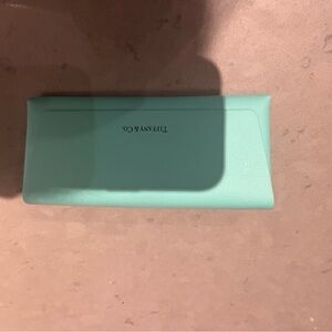 Tiffany & Co. Turquoise Leather Pouch for glasses